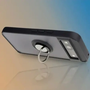 Hurtownia GSM - Etui s úchopem na prst Bizon Case Hybrid Ring pro Google Pixel 8a kouřové s černým rámem - BIZ5979 - {ean13} - Hurt