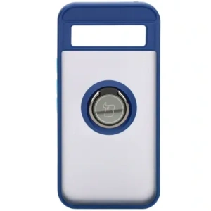 Hurtownia GSM - Bizon Case Hybrid Ring Google Pixel 8a fumuriu cu un cadru albastru marin - BIZ5980 - {ean13} - Hurt