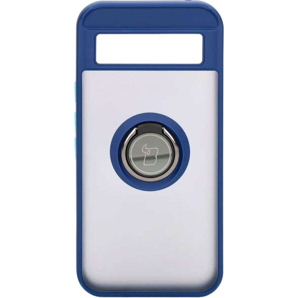 Hurtownia GSM - Bizon Case Hybrid Ring Google Pixel 8a füstös színű, sötétkék kerettel - BIZ5980 - {ean13} - Hurt