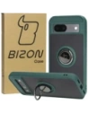 Hurtownia GSM - Bizon Case Hybrid Ring Google Pixel 8a rauchig mit einem dunkelgrünen Rahmen - BIZ5742 - {ean13} - Hurt