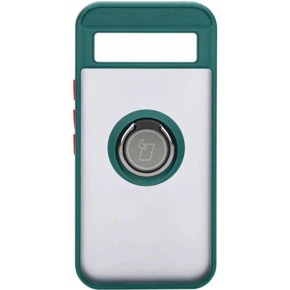 Hurtownia GSM - Bizon Case Hybrid Ring Google Pixel 8a rauchig mit einem dunkelgrünen Rahmen - BIZ5742 - {ean13} - Hurt