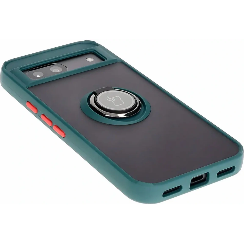 Hurtownia GSM - Bizon Case Hybrid Ring Google Pixel 8a rauchig mit einem dunkelgrünen Rahmen - BIZ5742 - {ean13} - Hurt