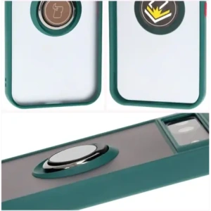 Hurtownia GSM - Bizon Case Hybrid Ring Google Pixel 8a rauchig mit einem dunkelgrünen Rahmen - BIZ5742 - {ean13} - Hurt