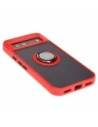 Hurtownia GSM - Bizon Case Hybrid Ring Google Pixel 8a fumuriu cu un cadru roșu - BIZ5743 - {ean13} - Hurt