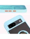 Hurtownia GSM - Bizon Case Hybrid Ring Google Pixel 8a füstös színű, világoskék kerettel - BIZ5744 - {ean13} - Hurt