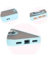 Wholesale Bizon Case Hybrid Ring Google Pixel 8a smoky with a light blue frame - BIZ5744 - {ean13} - Hurt