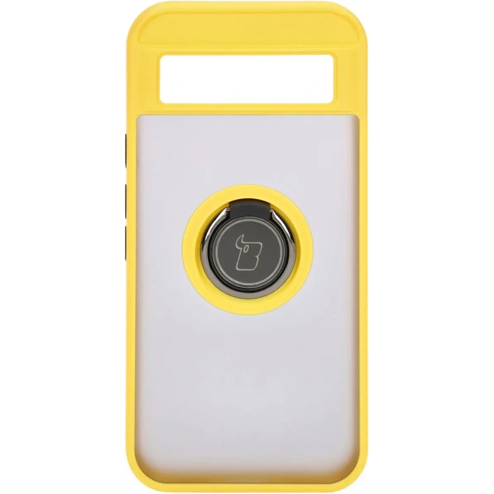 Hurtownia GSM - Bizon Case Hybrid Ring Google Pixel 8a füstös sárga kerettel - BIZ5745 - {ean13} - Hurt