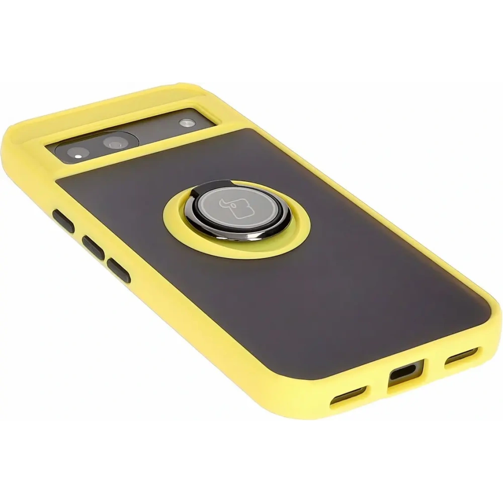 Hurtownia GSM - Bizon Case Hybrid Ring Google Pixel 8a füstös sárga kerettel - BIZ5745 - {ean13} - Hurt