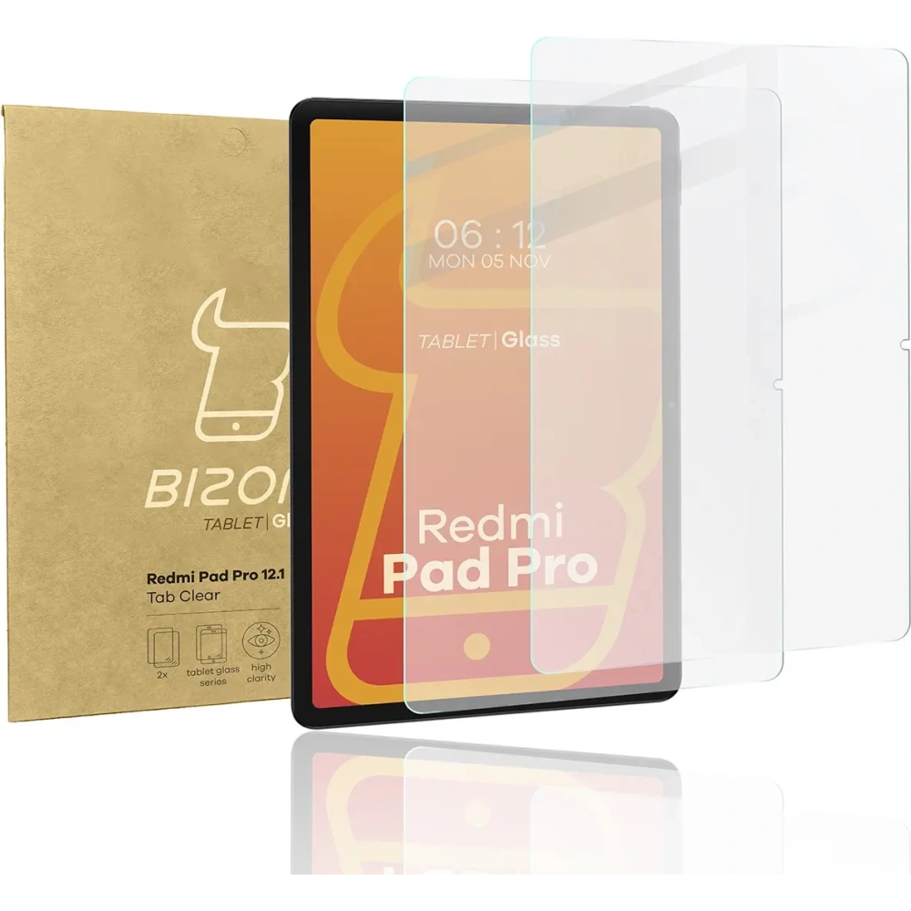 Wholesale Bizon Glass Tab Clear Xiaomi Redmi Pad Pro 12.1 [2 PACK] - BIZ5746 - {ean13} - Hurt