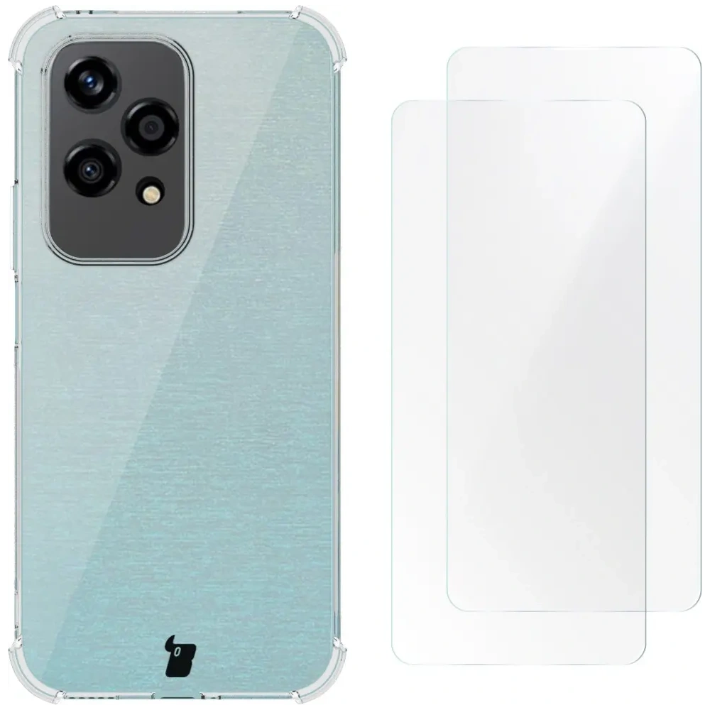 Hurtownia GSM - Etui + 2x folia na ekran Bizon Case Clear Pack do Honor 200 Lite przezroczyste - BIZ5749 - {ean13} - Hurt