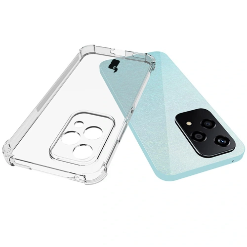 Etui + 2x folia na ekran Bizon Case Clear Pack do Honor 200 Lite przezroczyste