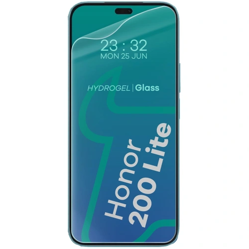 Etui + 2x folia na ekran Bizon Case Clear Pack do Honor 200 Lite przezroczyste
