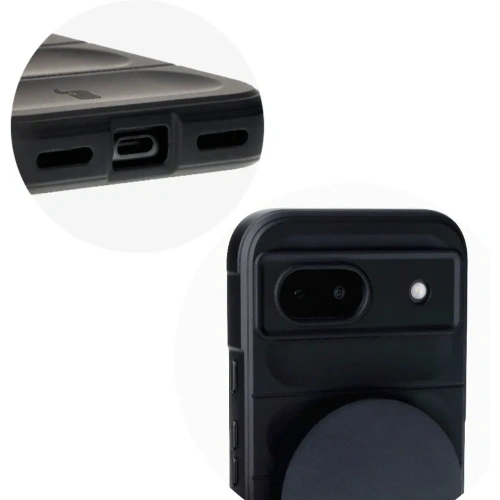 Pancerne etui Bizon Case Tur do Google Pixel 8a czarne