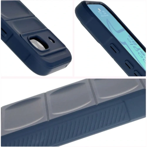 Pancerne etui Bizon Case Tur do Google Pixel 8a granatowe