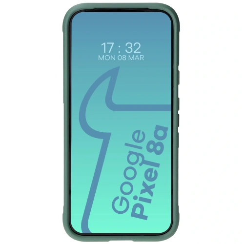 Pancerne etui Bizon Case Tur do Google Pixel 8a ciemnozielone