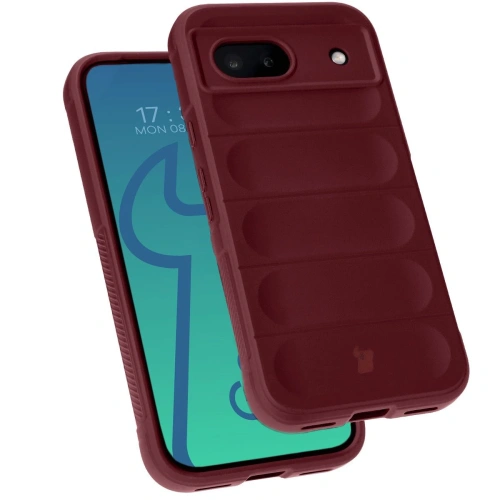 Pancerne etui Bizon Case Tur do Google Pixel 8a ciemnofioletowe