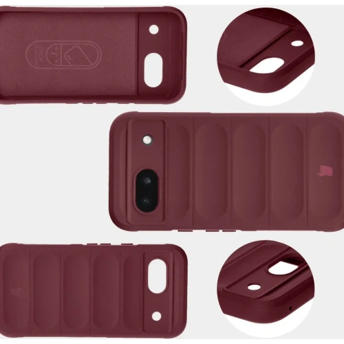 Pancerne etui Bizon Case Tur do Google Pixel 8a ciemnofioletowe