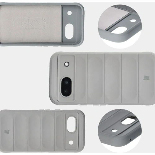 Pancerne etui Bizon Case Tur do Google Pixel 8a jasnoszare