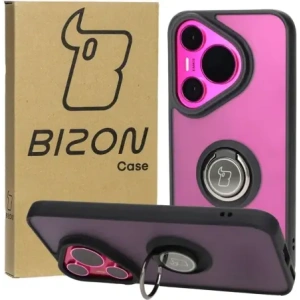 Wholesale Bizon Case Hybrid Ring Huawei Pura 70 smoky with a black frame - BIZ5996 - {ean13} - Hurt