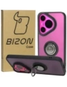 Hurtownia GSM - Etui s držákem na prst Bizon Case Hybrid Ring pro Huawei Pura 70 kouřové s černým rámečkem - BIZ5996 - {ean13} - Hurt