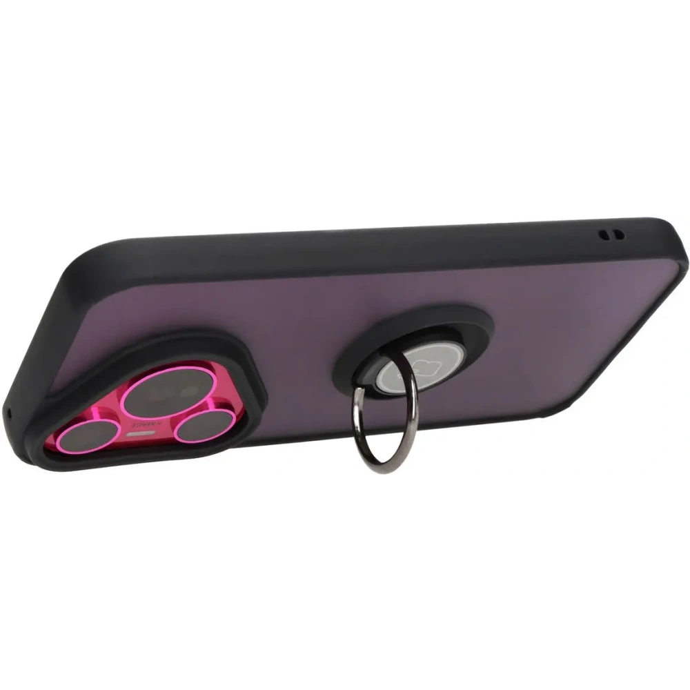 Hurtownia GSM - Etui s držákem na prst Bizon Case Hybrid Ring pro Huawei Pura 70 kouřové s černým rámečkem - BIZ5996 - {ean13} - Hurt
