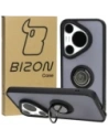 Hurtownia GSM - Etui s držákem na prst Bizon Case Hybrid Ring pro Huawei Pura 70 Pro / Pro+ kouřové s černým rámečkem - BIZ5765 - {ean13} - Hurt