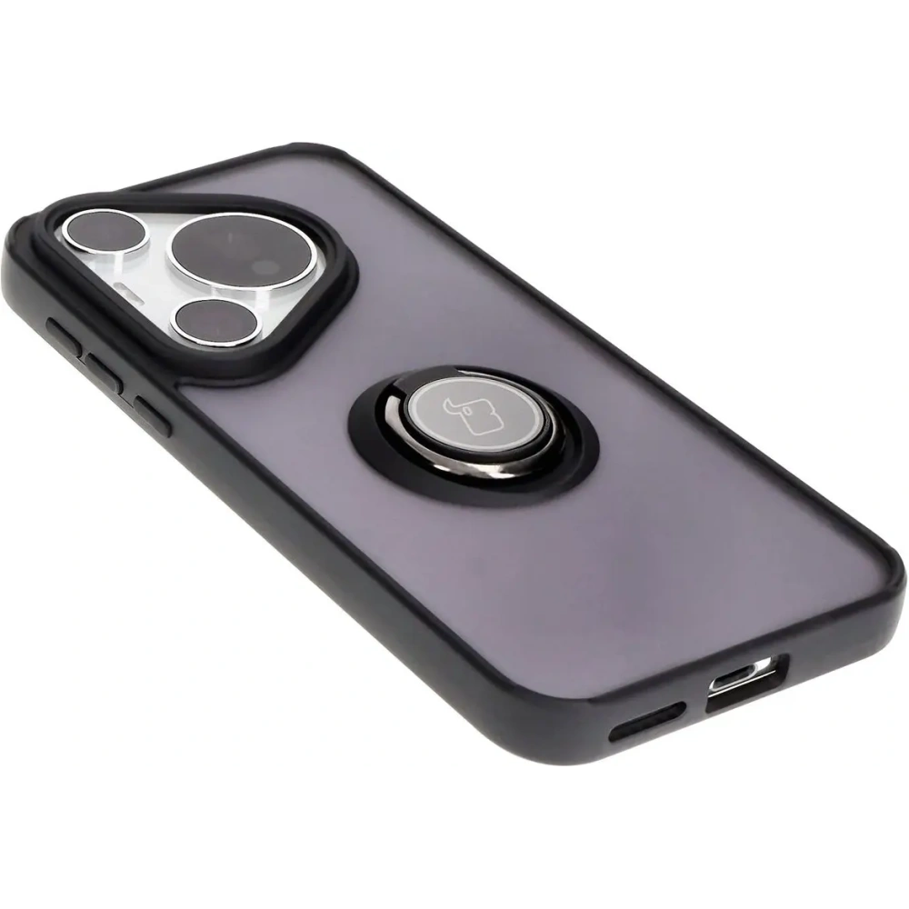 Hurtownia GSM - Etui s držákem na prst Bizon Case Hybrid Ring pro Huawei Pura 70 Pro / Pro+ kouřové s černým rámečkem - BIZ5765 - {ean13} - Hurt