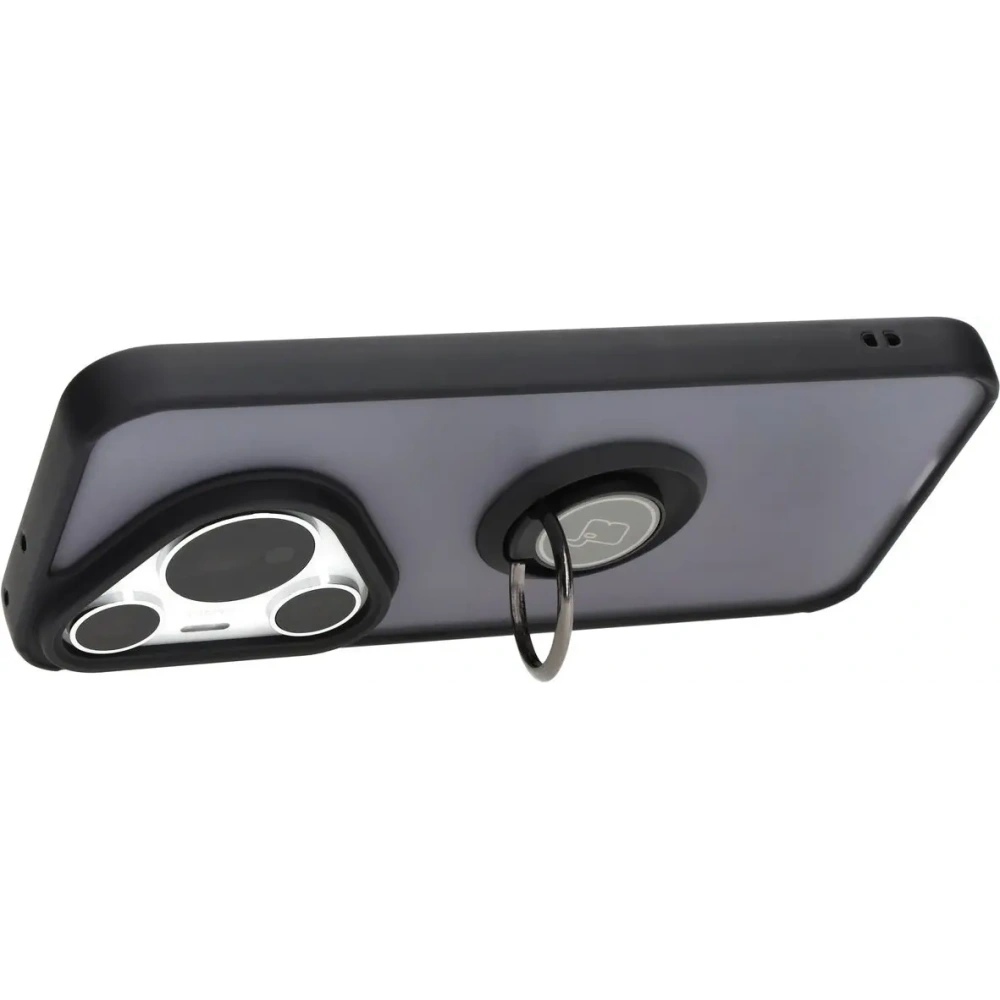 Hurtownia GSM - Etui s držákem na prst Bizon Case Hybrid Ring pro Huawei Pura 70 Pro / Pro+ kouřové s černým rámečkem - BIZ5765 - {ean13} - Hurt