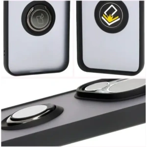 Hurtownia GSM - Etui s držákem na prst Bizon Case Hybrid Ring pro Huawei Pura 70 Pro / Pro+ kouřové s černým rámečkem - BIZ5765 - {ean13} - Hurt