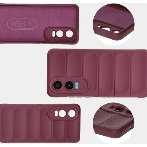 Pancerne etui Bizon Case Tur do OnePlus Nord CE4 Lite 5G ciemnofioletowe