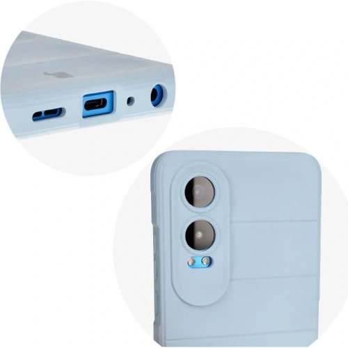 Pancerne etui Bizon Case Tur do OnePlus Nord CE4 Lite 5G jasnoniebieskie