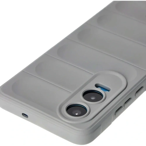 Pancerne etui Bizon Case Tur do OnePlus Nord CE4 Lite 5G jasnoszare