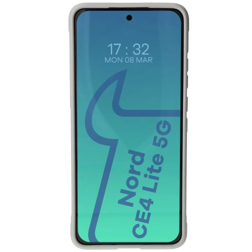 Pancerne etui Bizon Case Tur do OnePlus Nord CE4 Lite 5G jasnoszare