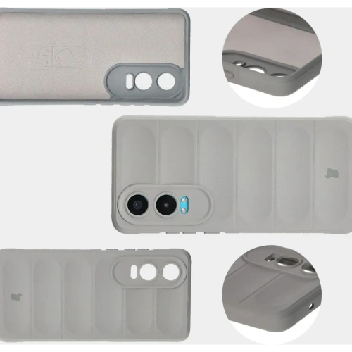 Pancerne etui Bizon Case Tur do OnePlus Nord CE4 Lite 5G jasnoszare