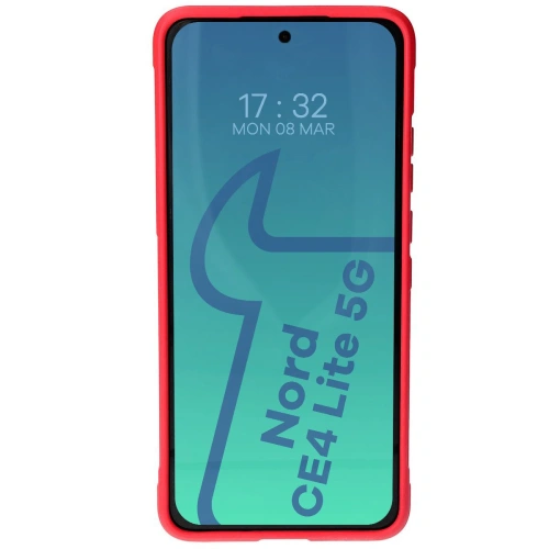 Pancerne etui Bizon Case Tur do OnePlus Nord CE4 Lite 5G czerwone