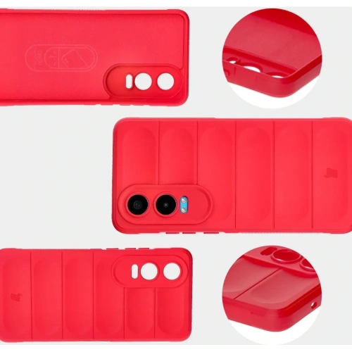Pancerne etui Bizon Case Tur do OnePlus Nord CE4 Lite 5G czerwone