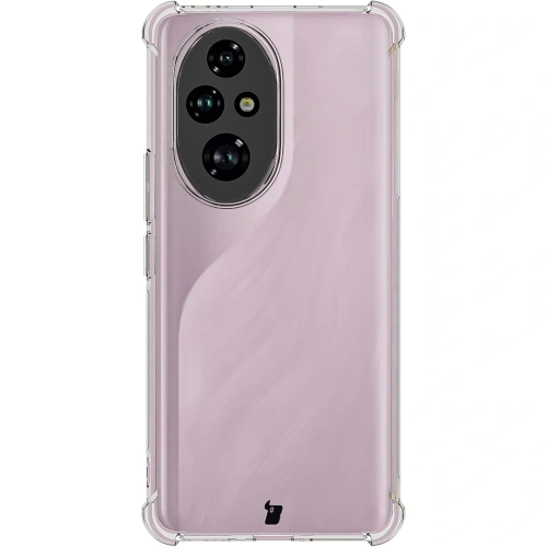 Etui + 2x folia na ekran Bizon Case Clear Pack do Honor 200 Pro przezroczyste