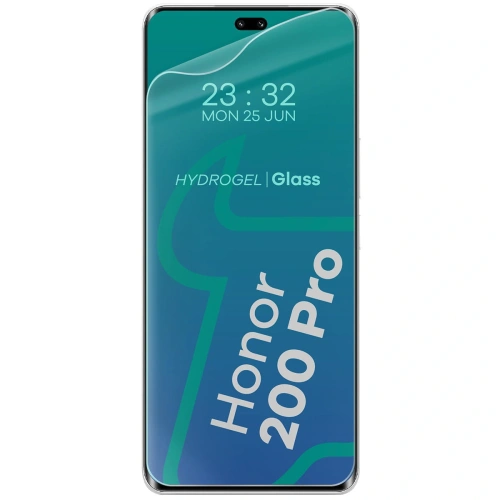 Etui + 2x folia na ekran Bizon Case Clear Pack do Honor 200 Pro przezroczyste