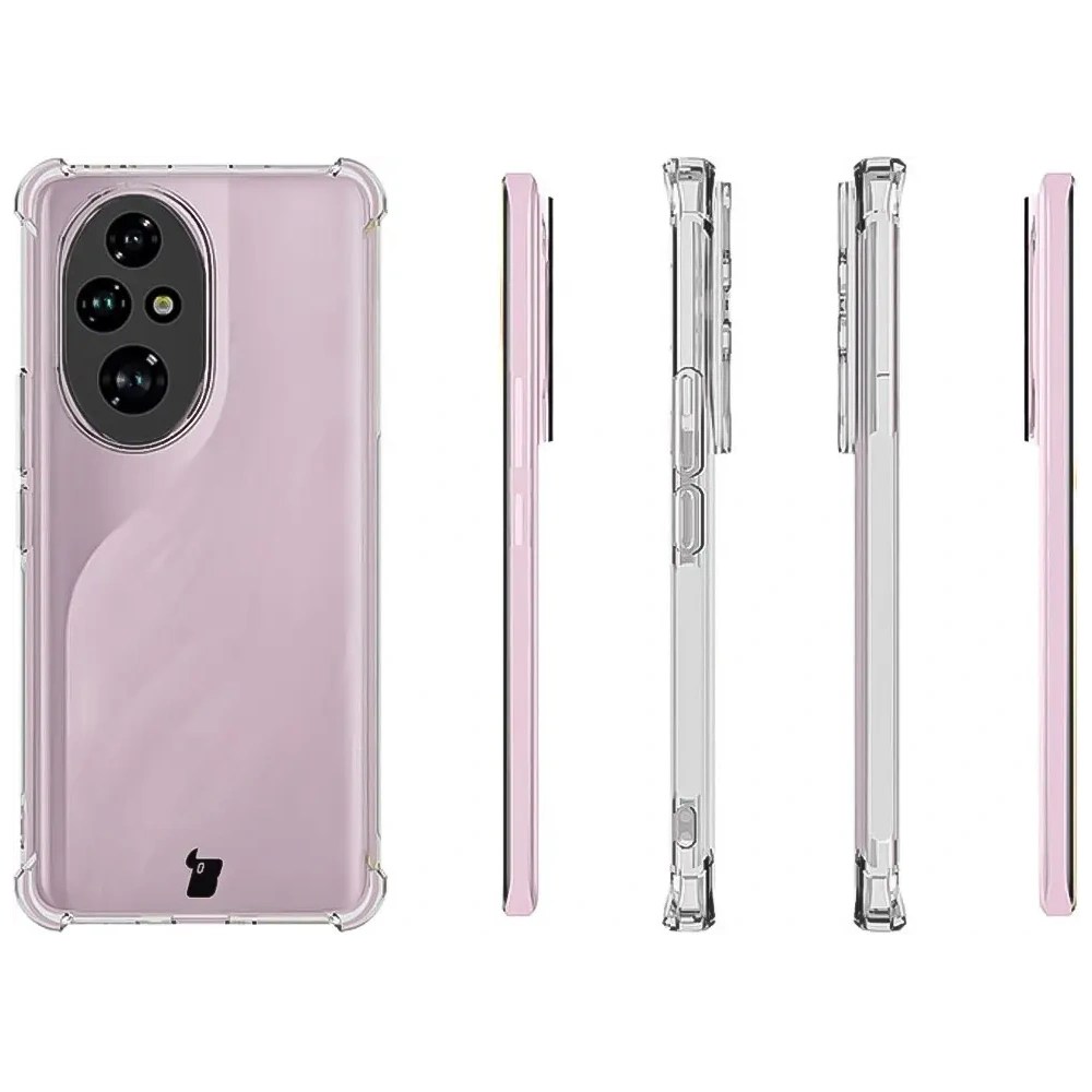 Hurtownia GSM - Elastické pouzdro + 2x folie na displej Bizon Case Clear Pack pro Honor 200 Pro průhledné - BIZ5783 - {ean13} - Hurt