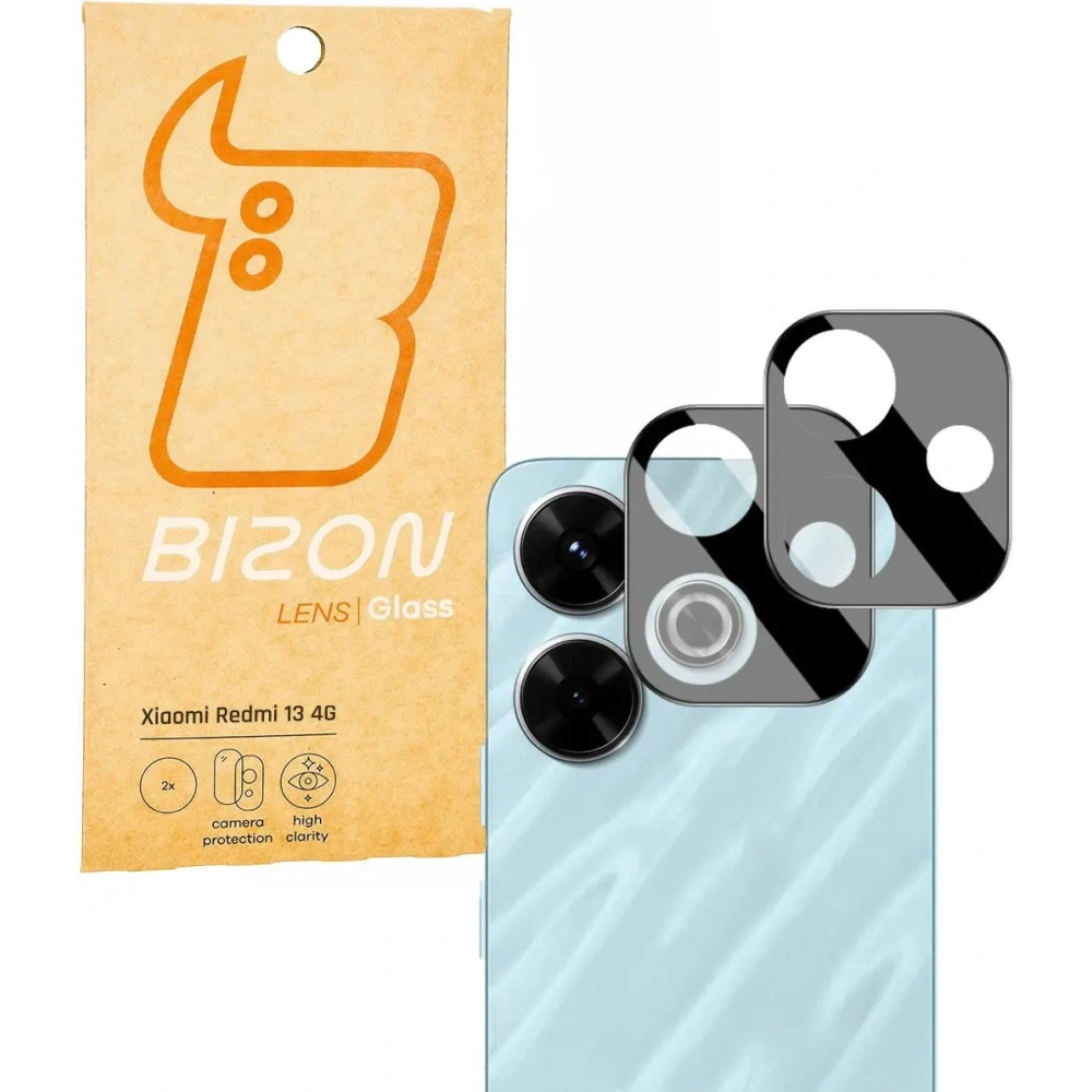 Hurtownia GSM - Szkło na aparat Bizon Glass Lens do Xiaomi Redmi 13 4G [2 PACK] - BIZ5791 - {ean13} - Hurt