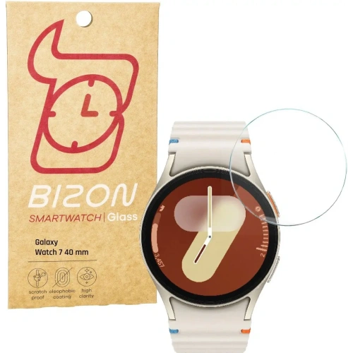 Szkło hartowane na ekran Bizon Glass Watch Clear do Samsung Galaxy Watch 7 40 mm