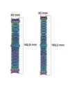 Hurtownia GSM - Pasek ze stali nierdzewnej Bizon Strap Watch Aura do Samsung Galaxy Watch FE/7/6/6 Classic/5/5 Pro/4/4 Classic duhový - BIZ6014 - {ean13} - Hurt