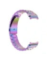 Hurtownia GSM - Pasek ze stali nierdzewnej Bizon Strap Watch Aura do Samsung Galaxy Watch FE/7/6/6 Classic/5/5 Pro/4/4 Classic duhový - BIZ6014 - {ean13} - Hurt