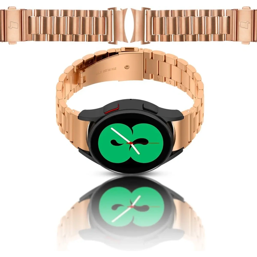 Wholesale Bizon Strap Watch Aura Samsung Galaxy Watch FE/7/6/6 Classic/5/5 Pro/4/4 Classic rose gold - BIZ6015 - {ean13} - Hurt