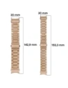 Hurtownia GSM - Pásek z nerezové oceli Bizon Strap Watch Aura do Samsung Galaxy Watch FE/7/6/6 Classic/5/5 Pro/4/4 Classic růžově zlatý - BIZ6015 - {ean13} - Hurt