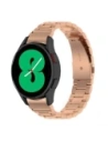 Hurtownia GSM - Pásek z nerezové oceli Bizon Strap Watch Aura do Samsung Galaxy Watch FE/7/6/6 Classic/5/5 Pro/4/4 Classic růžově zlatý - BIZ6015 - {ean13} - Hurt