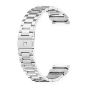 Hurtownia GSM - Pás z nerezové oceli Bizon Strap Watch Aura do Samsung Galaxy Watch FE/7/6/6 Classic/5/5 Pro/4/4 Classic stříbrný - BIZ6016 - {ean13} - Hurt