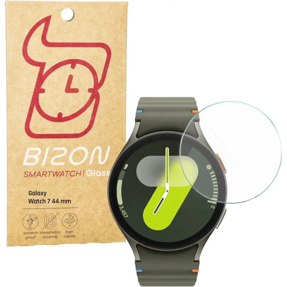Hurtownia GSM - Tvrzené sklo na obrazovku Bizon Glass Watch Clear pro Samsung Galaxy Watch 7 44 mm - BIZ6017 - {ean13} - Hurt