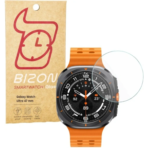 Szkło hartowane na ekran Bizon Glass Watch Clear do Samsung Galaxy Watch Ultra 47 mm