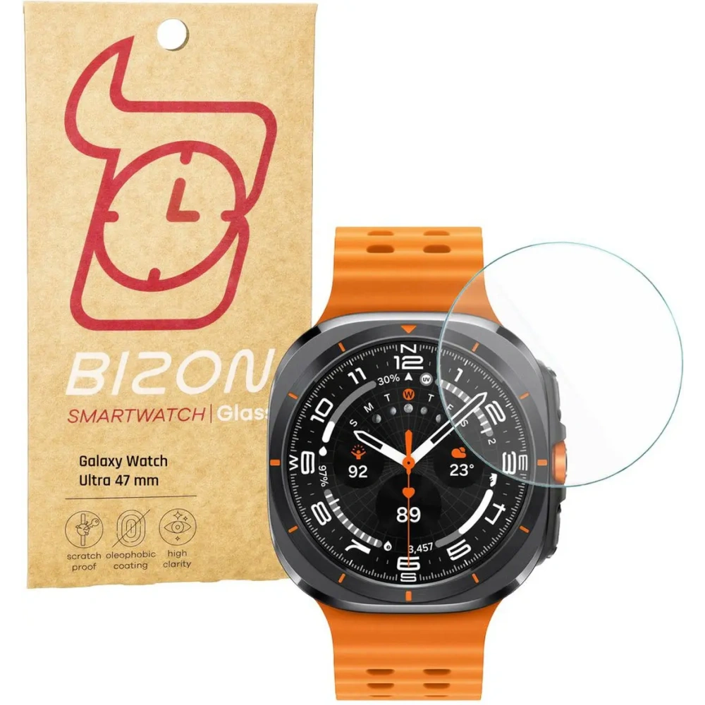 Hurtownia GSM - Tvrzené sklo na displej Bizon Glass Watch Clear pro Samsung Galaxy Watch Ultra 47 mm - BIZ6018 - {ean13} - Hurt